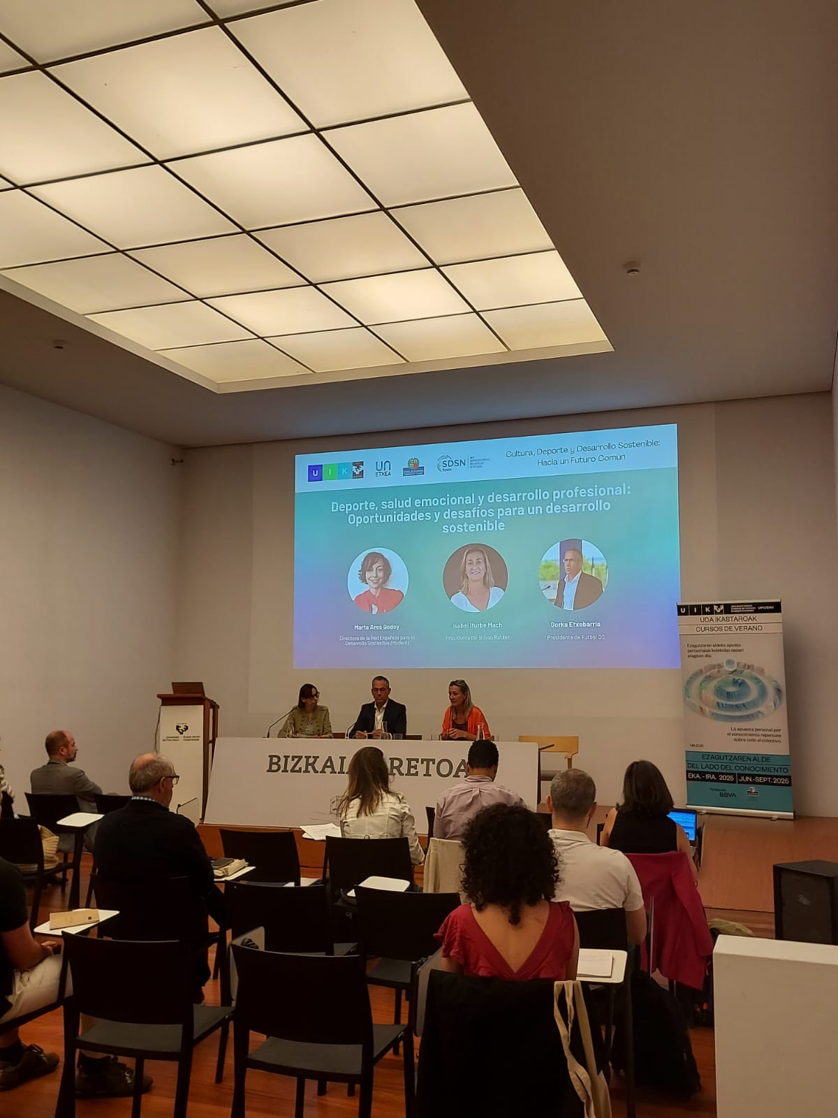 Marta Ares, Gorka Etxeberria eta Isabel Iturbe