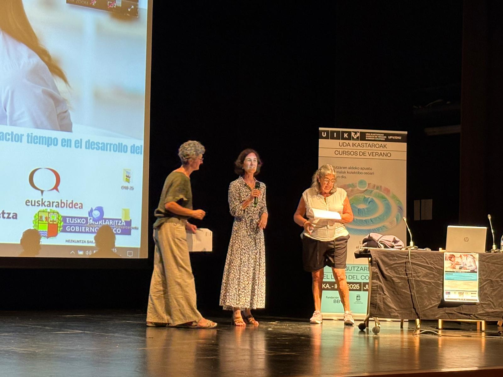 Idoia Otaegui, Belen Compains eta Maria José Ezeizabarrena