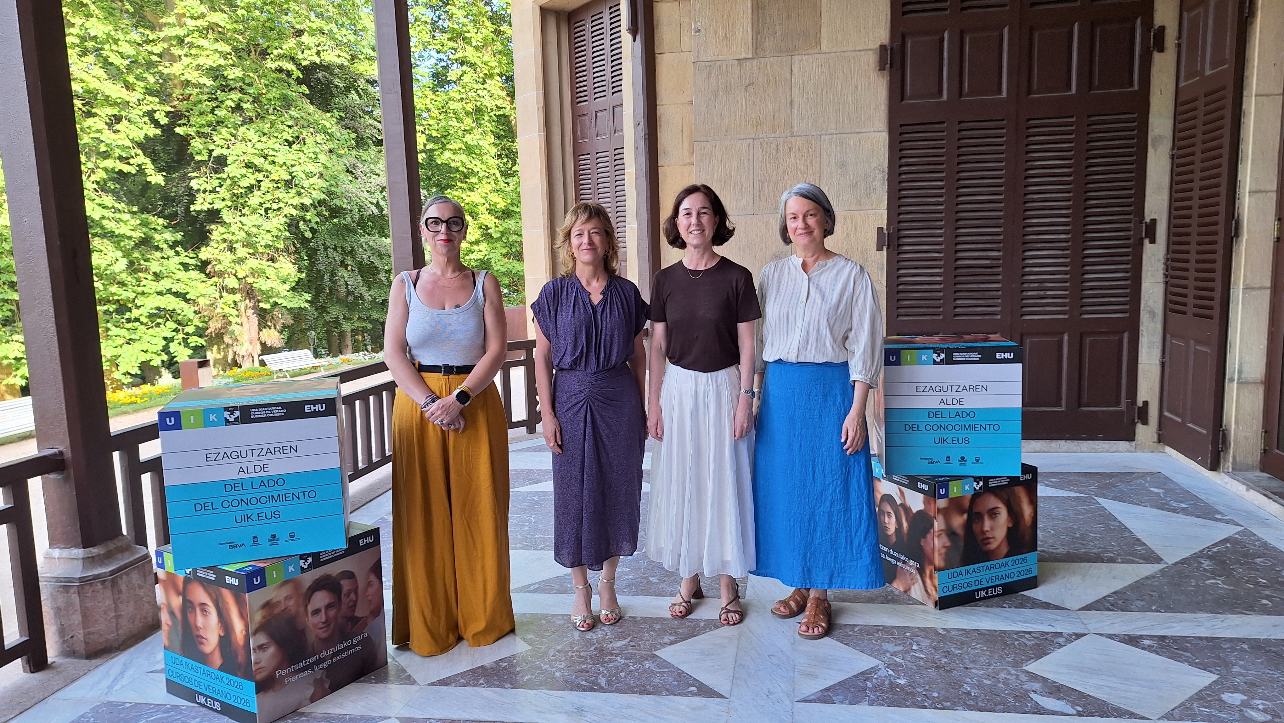 Nerea Isasi, Eider Mendoza, Idoia Otaegui, Arantxa Elizondo