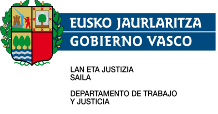 Eusko Jaurlaritza Gobierno Vasco-Lan eta Justizia saila  Departamento de Trabajo y Justicia