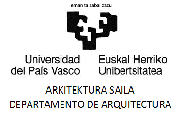 Arkitektura Saila - Departamento de Arquitectura UPV/EHU