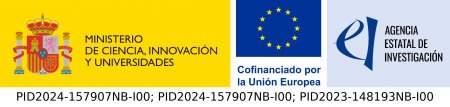 Proyectos PID2024-157907NB-I00; PID2024-157278OB-I00; PID2023-148193NB-I00 y PID2022-137140OB-I00, financiados por MICIU/AEI/10.13039/501100011033 y por FEDER UE.