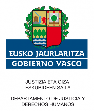Justizia eta Giza Eskubideen Saila  Departamento de Justicia y Derechos Humanos Eusko Jaurlaritza / Gobierno Vasco