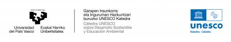 UPV/EHUko Garapen Iraunkorra eta Ingurumen Hezkuntzari buruzko UNESCO Kátedra/Cátedra UNESCO sobre Desarrollo Sostenible y Educación Ambiental de la UPV/EHU